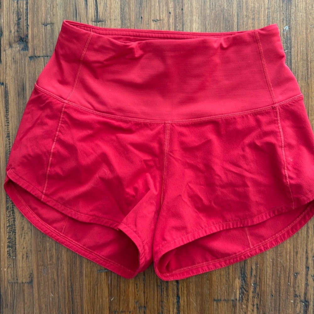 RED lululemon speed ups size 2!